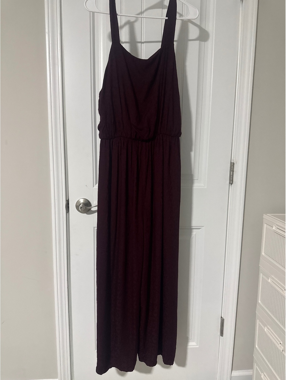 Burgundy‎ Sleeveless Jumpsuit XXL NWT